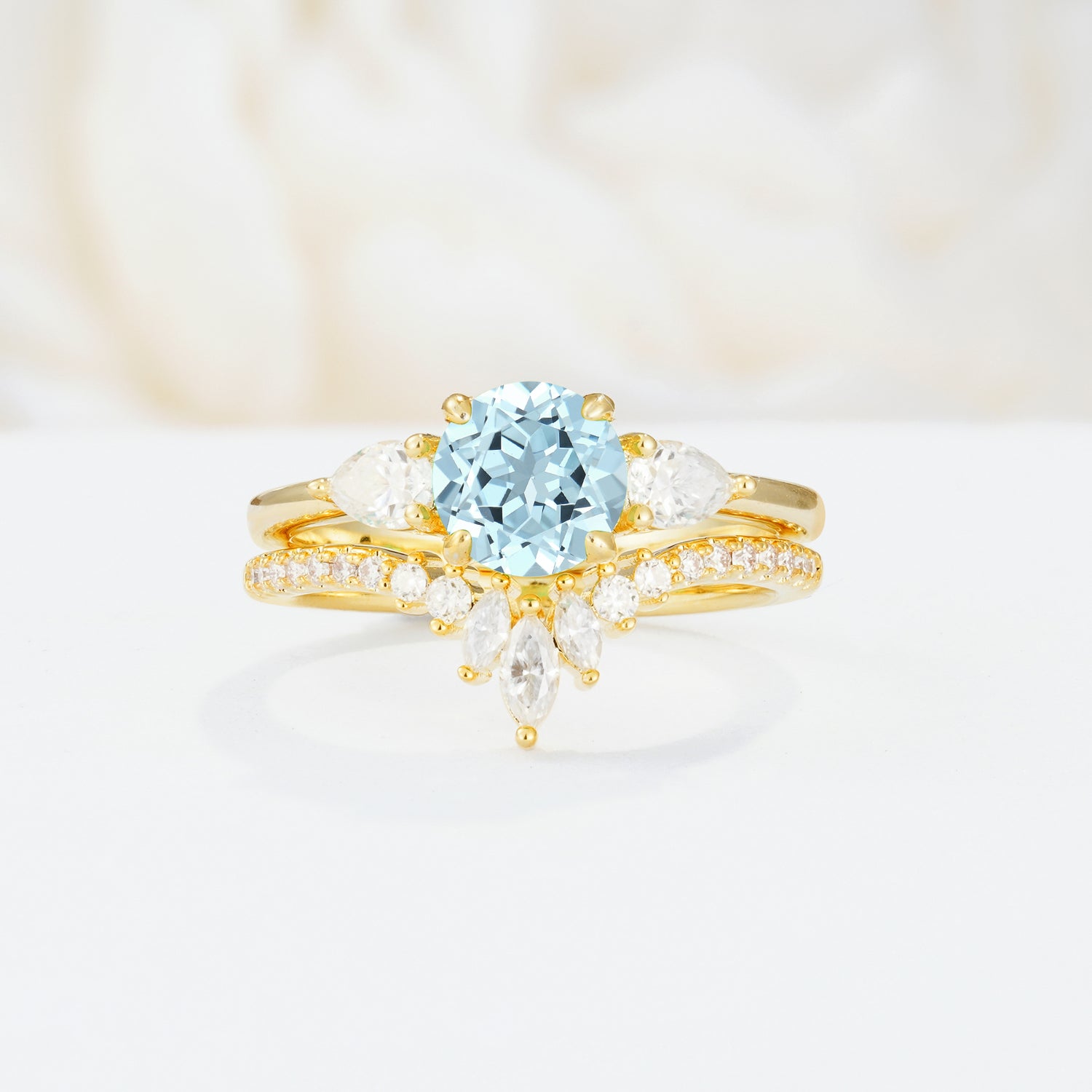 SR17120 Aquamarine Ring - Additional view