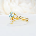 SR17120 Aquamarine Ring - Additional view