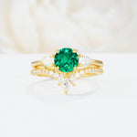 SR17120 Emerald Ring - Additional view