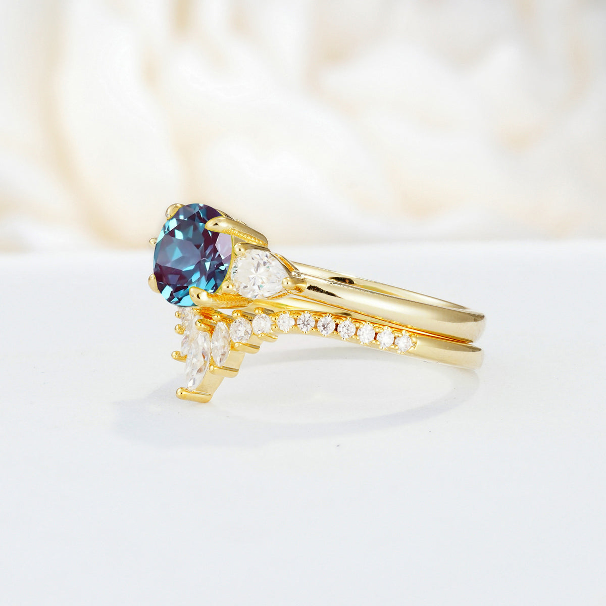 SR17120 Alexandrite Ring - Additional view