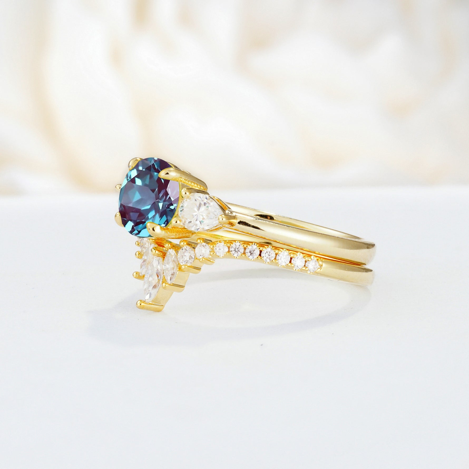 SR17120 Alexandrite Ring - Additional view