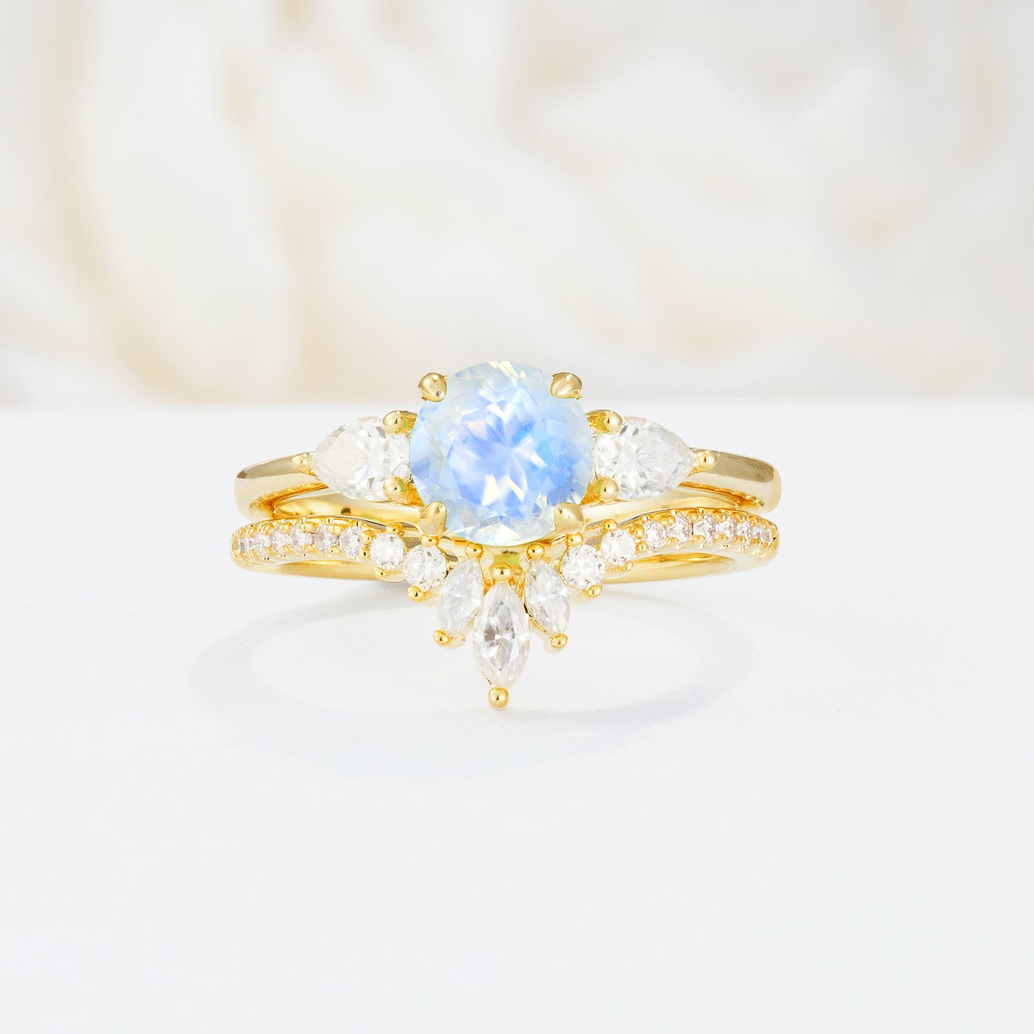 SR17120 Moonstone Ring - Additional view