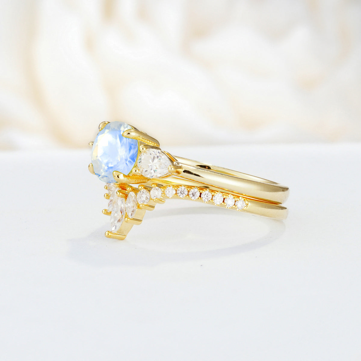 SR17120 Moonstone Ring - Additional view