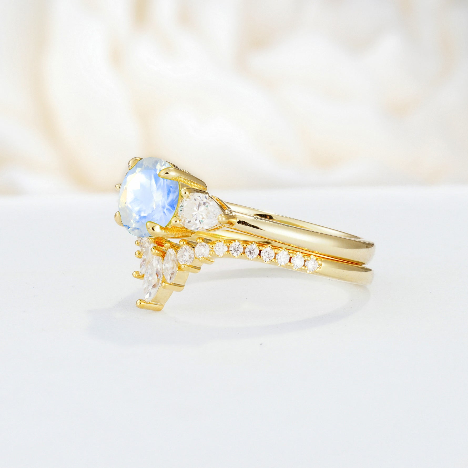 SR17120 Moonstone Ring - Additional view