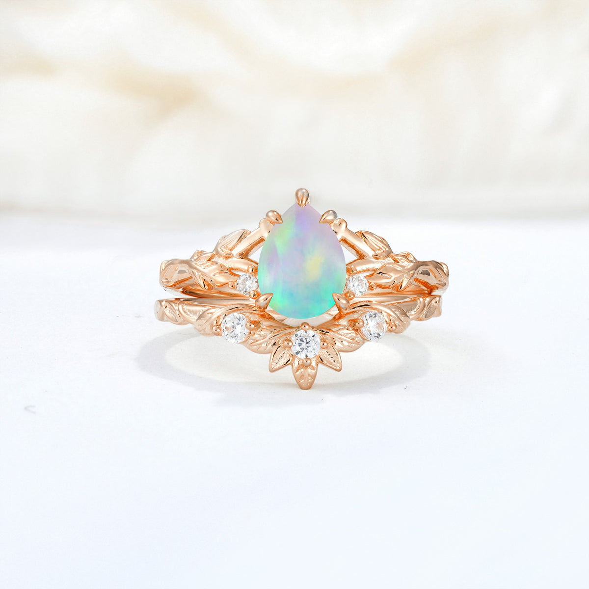 SR17127 Fire Opal Ring - Additional view