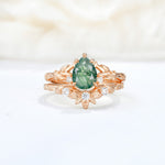 SR17127 Moss Agate Ring - Additional view