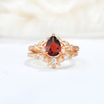 SR17127 Garnet Ring - Additional view