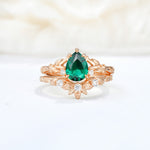 SR17127 Emerald Ring - Additional view