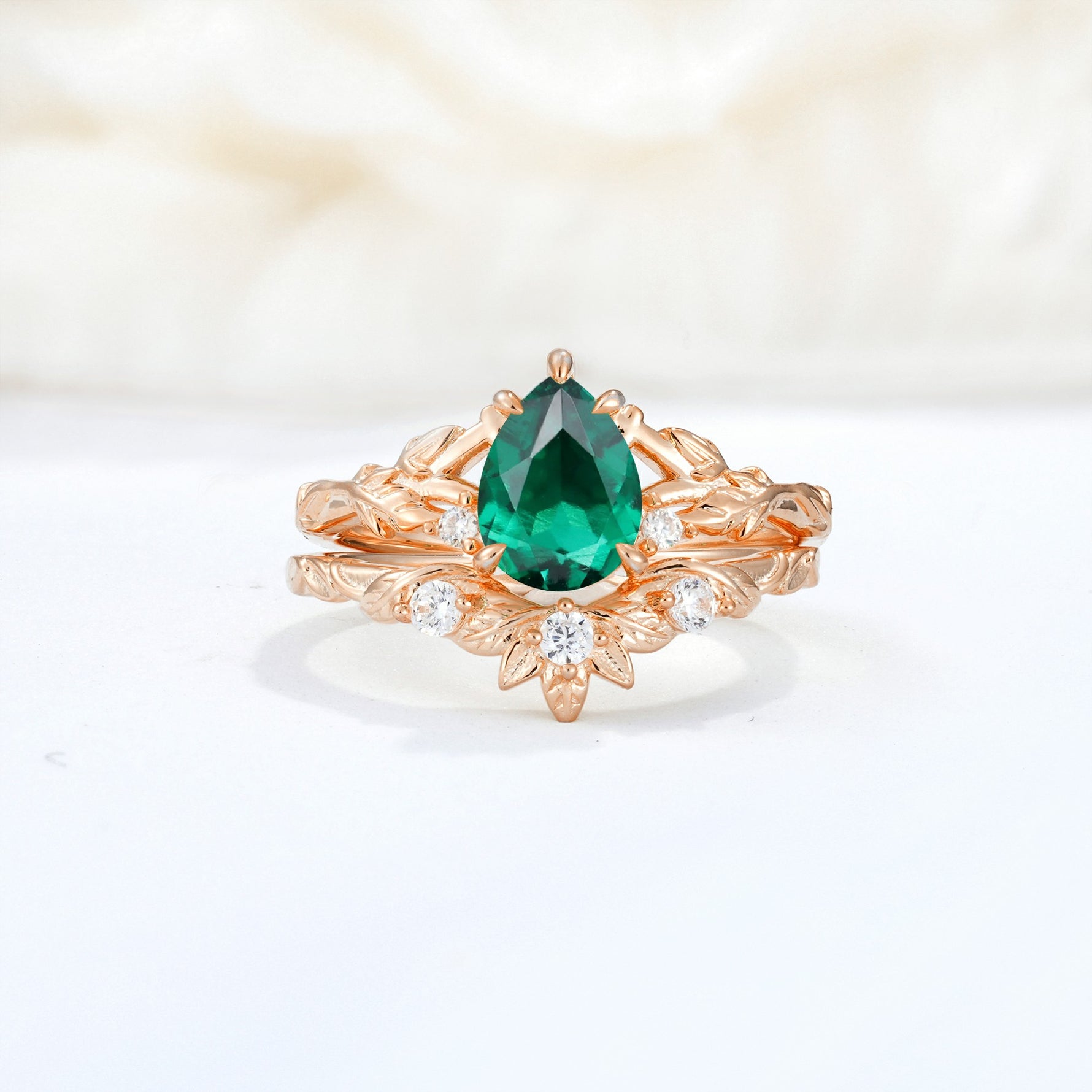 SR17127 Emerald Ring - Additional view