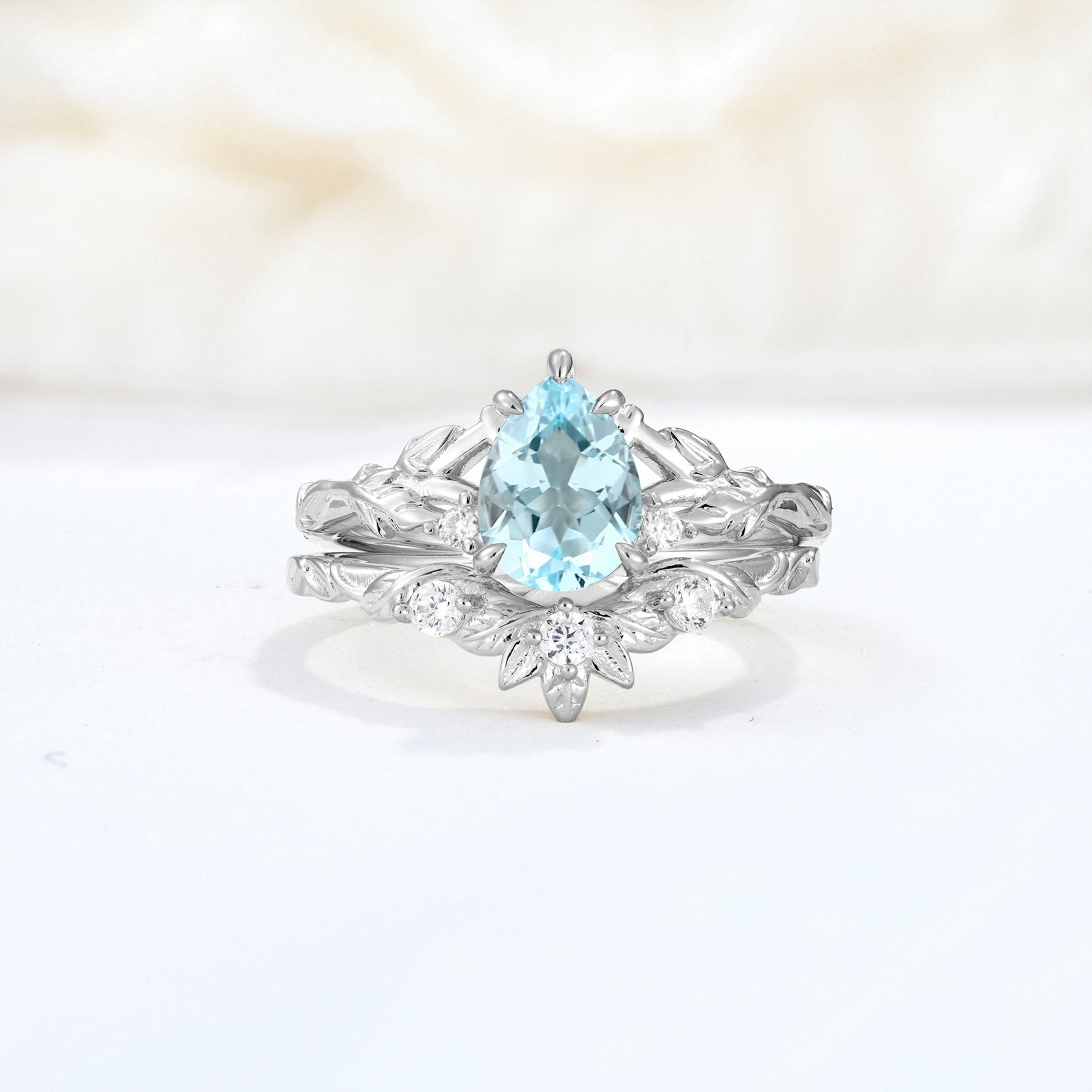 SR17127 Aquamarine Ring - Additional view