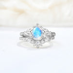 SR17127 Moonstone Ring - Additional view