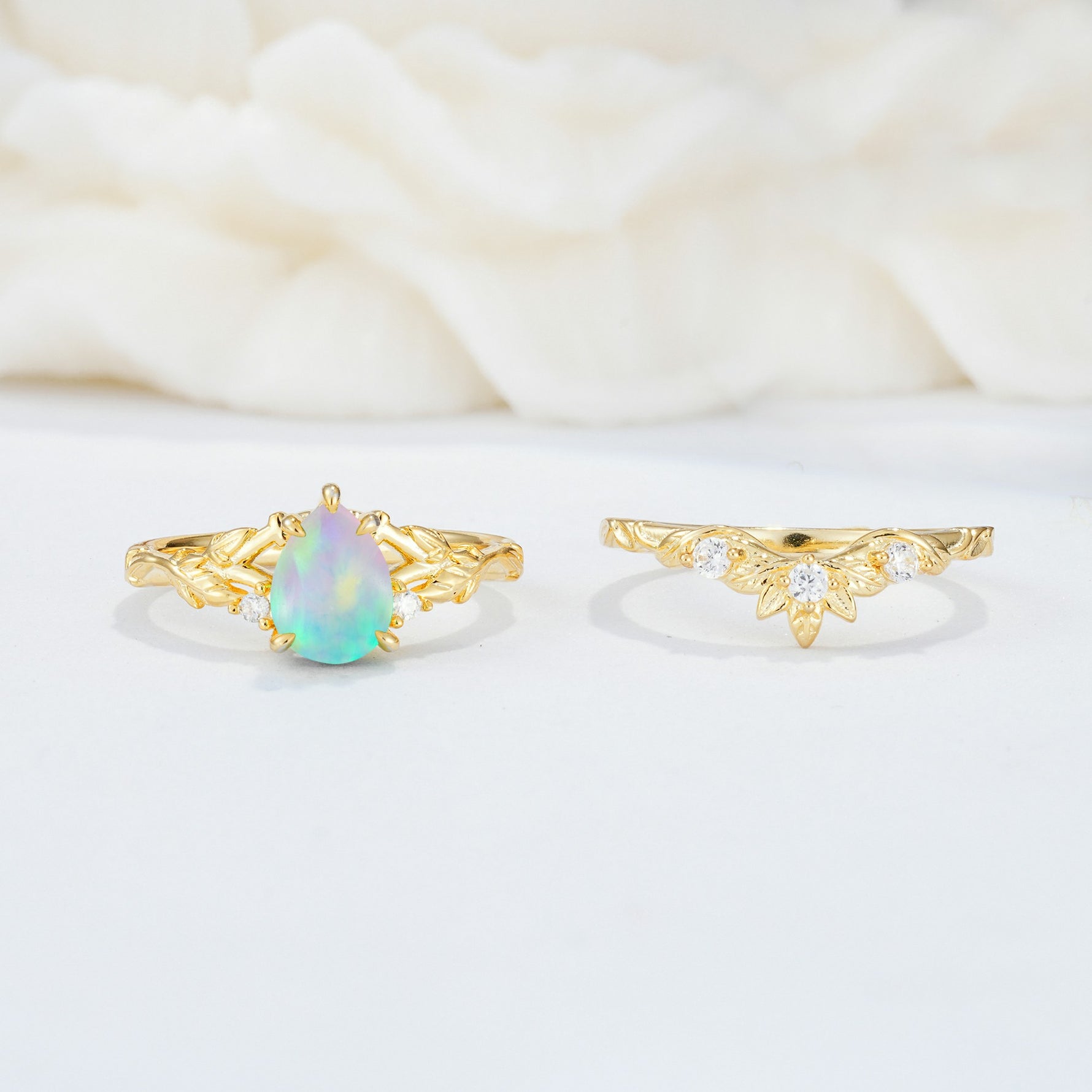 SR17127 Fire Opal Ring - Additional view