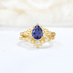 SR17127 Tanzanite Ring - Yellow-Gold