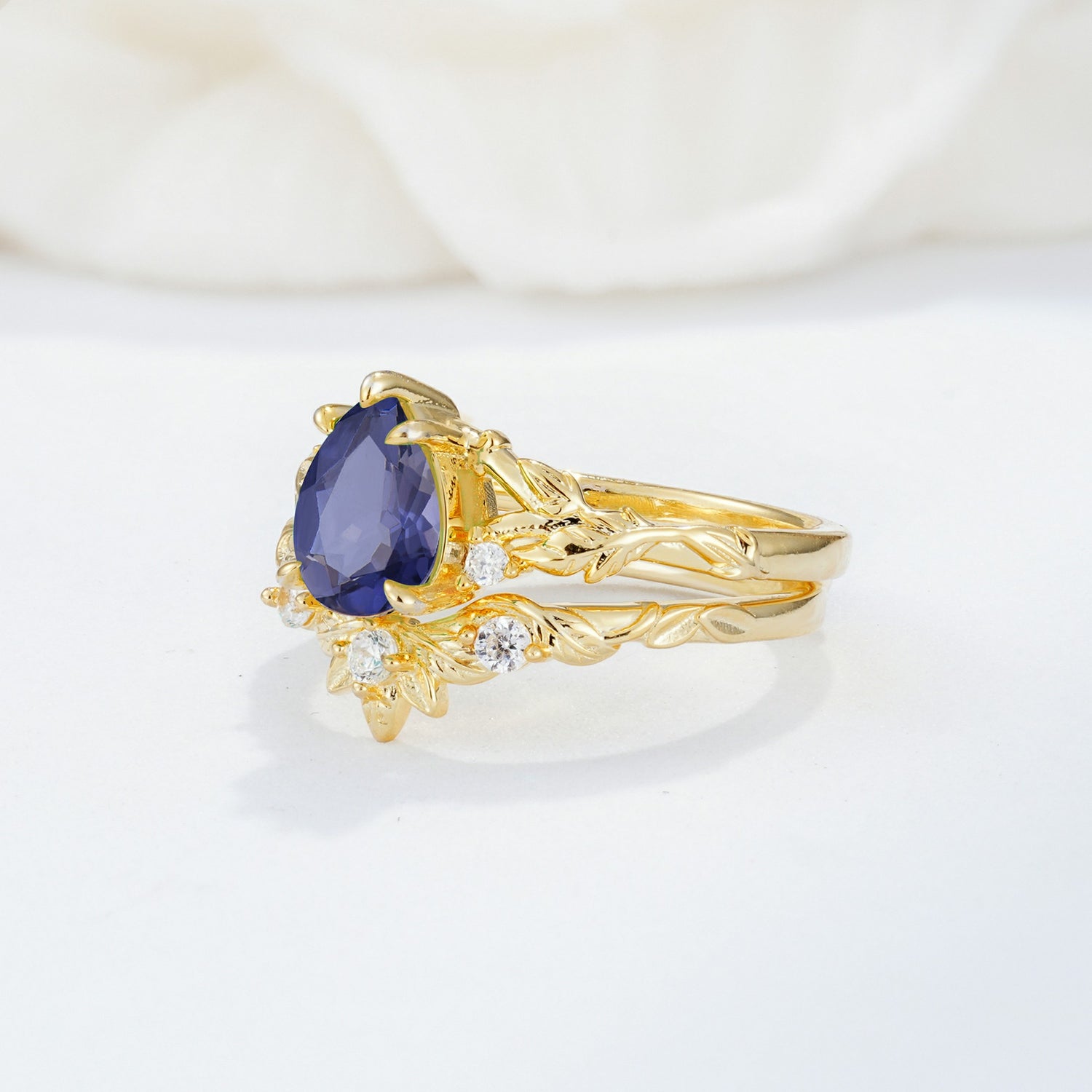 SR17127 Tanzanite Ring - Rose-Gold