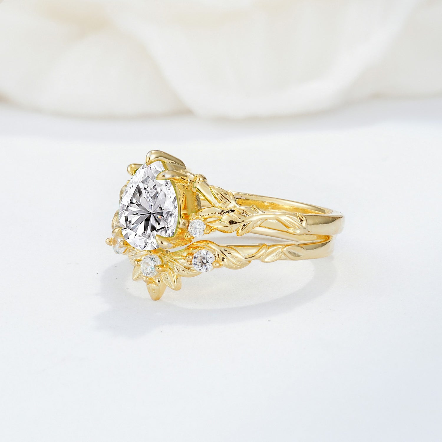 SR17127 Lab Diamond Ring - Rose-Gold