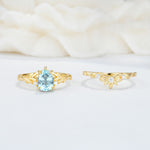SR17127 Aquamarine Ring - Additional view