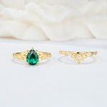 SR17127 Emerald Ring - Additional view