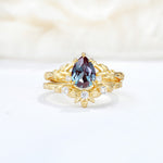 SR17127 Alexandrite Ring - Yellow-Gold