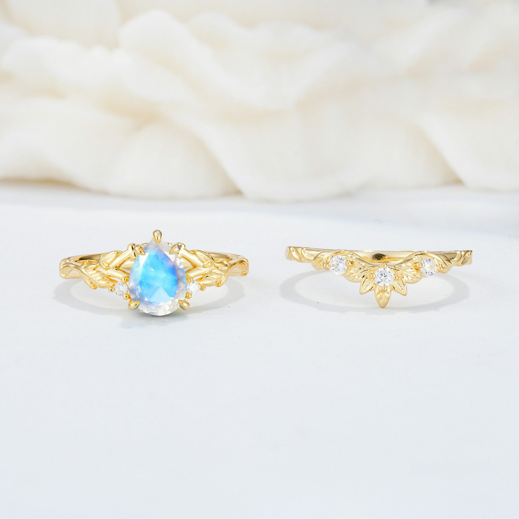 SR17127 Moonstone Ring - Additional view
