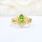 SR17127 Peridot Ring - Yellow-Gold