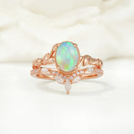 SR17128 Fire Opal Ring - Additional view