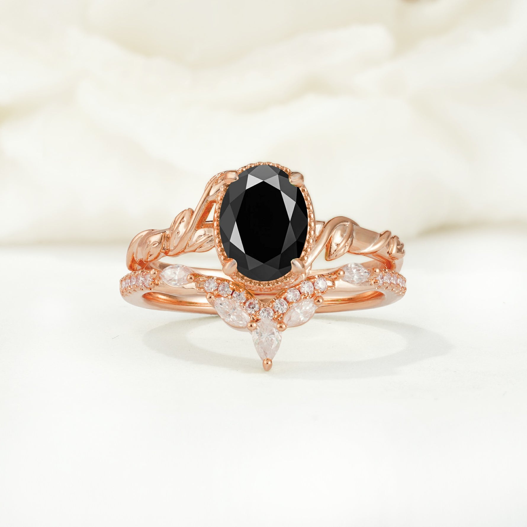SR17128 Black Onyx Ring - Additional view