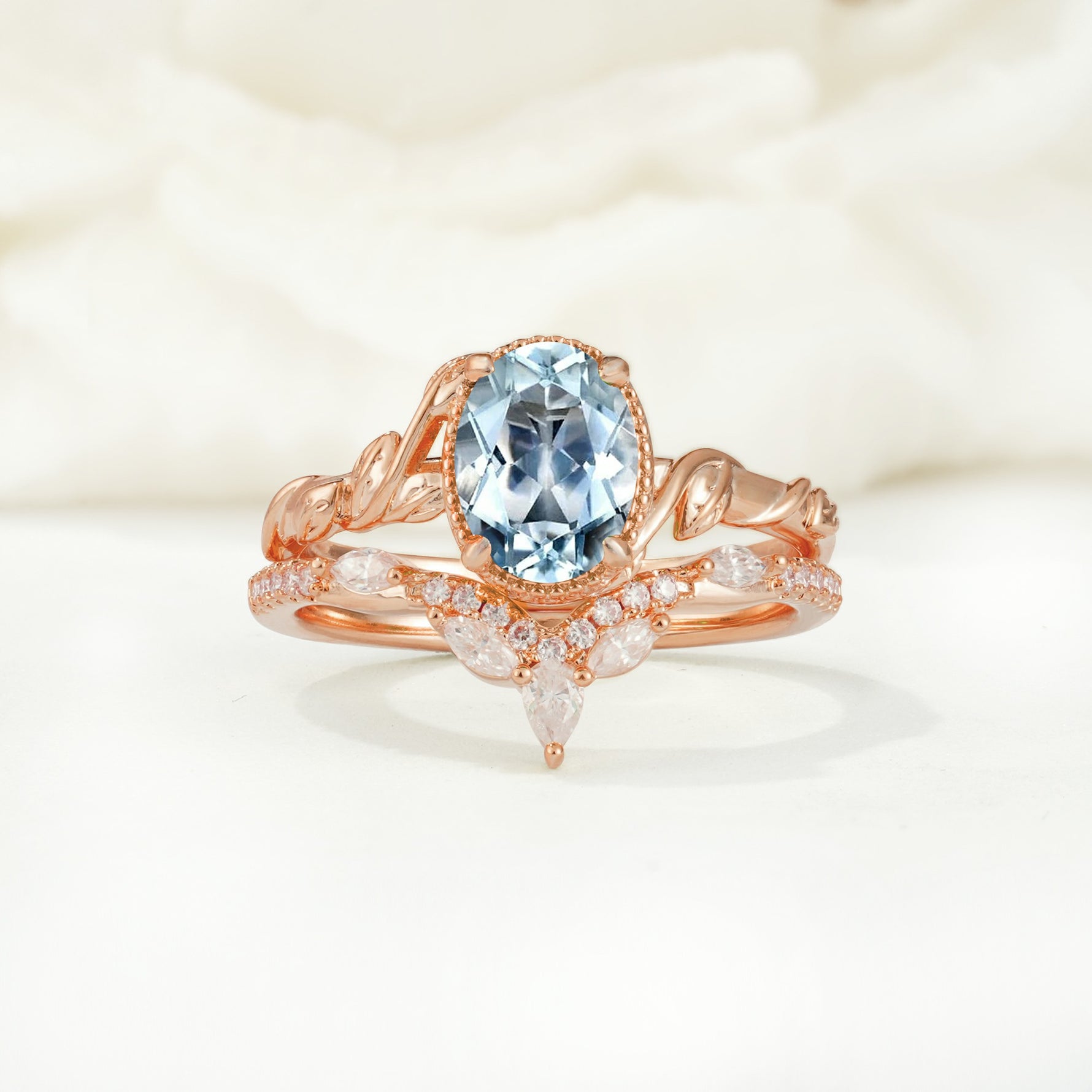 SR17128 Aquamarine Ring - Additional view