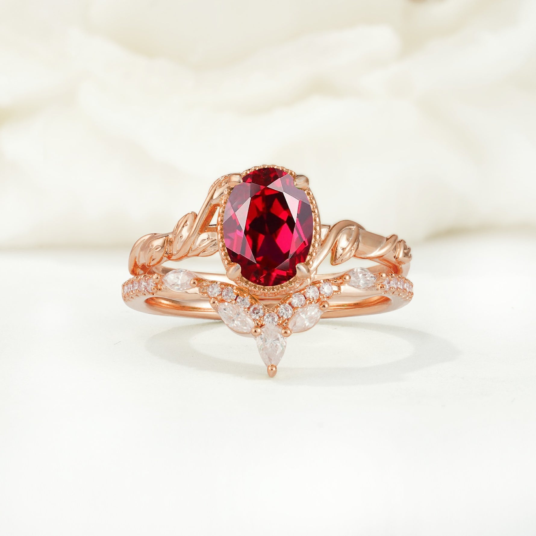 SR17128 Ruby Ring - Additional view