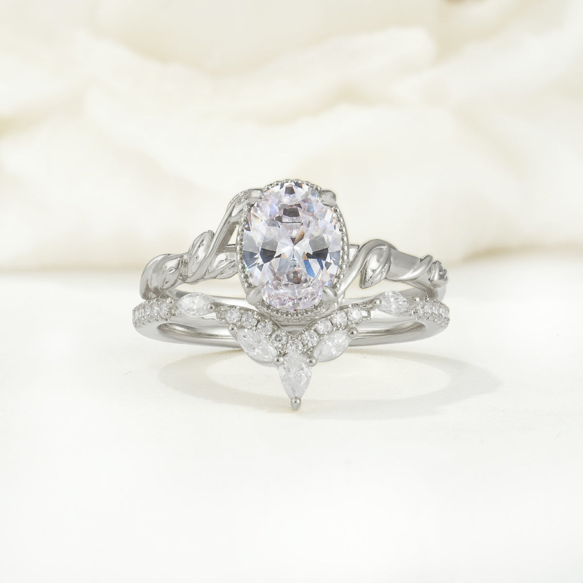 SR17128 Moissanite Ring - Additional view