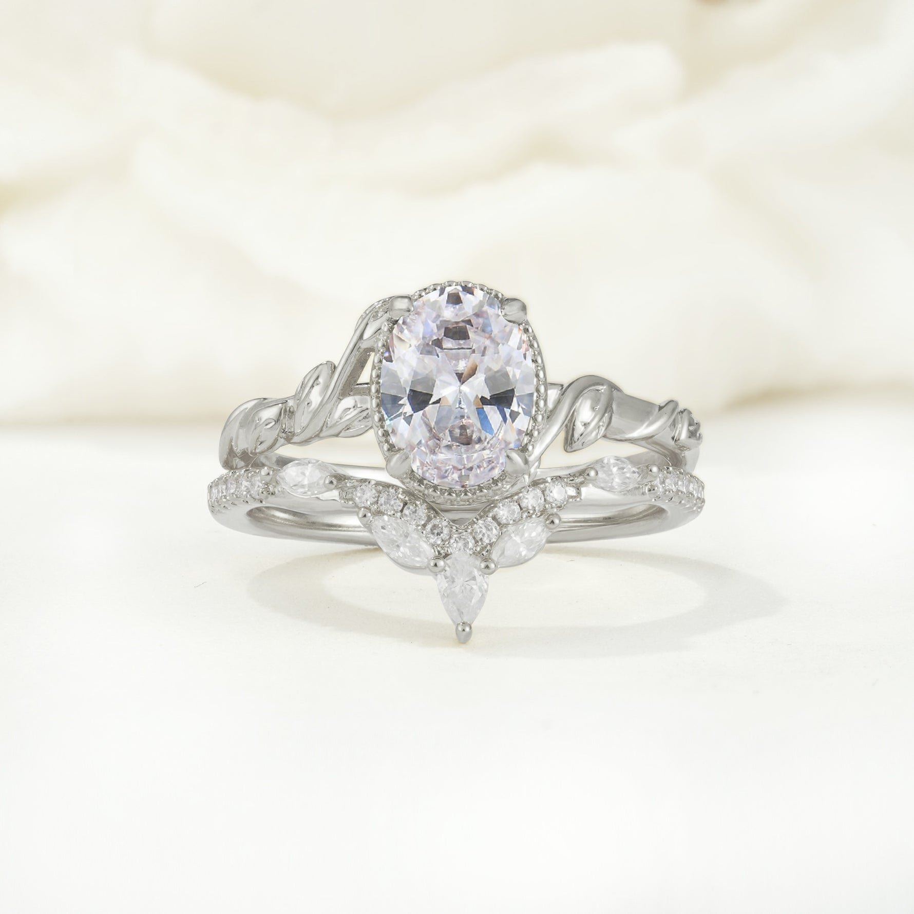 SR17128 Moissanite Ring - Additional view
