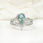 SR17128 Moss Agate Ring - Additional view
