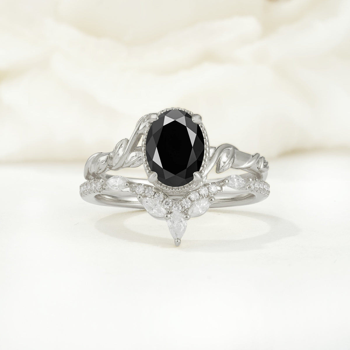 SR17128 Black Onyx Ring - Additional view
