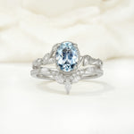 SR17128 Aquamarine Ring - Additional view