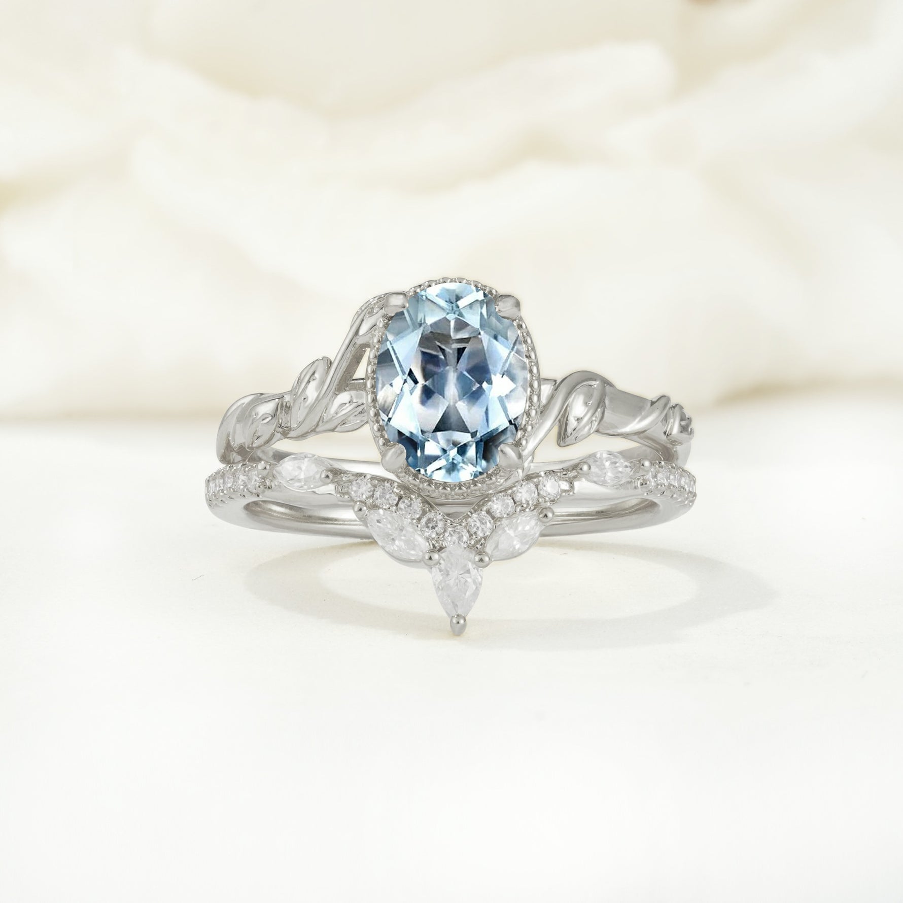 SR17128 Aquamarine Ring - Additional view