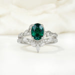 SR17128 Emerald Ring - Additional view