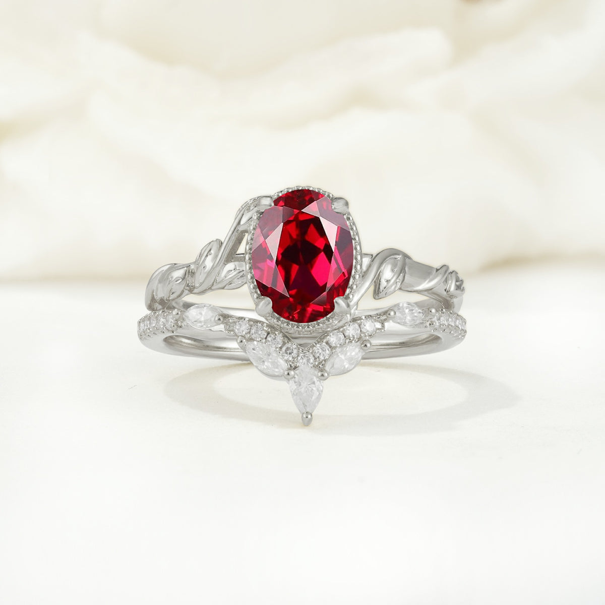 SR17128 Ruby Ring - Additional view