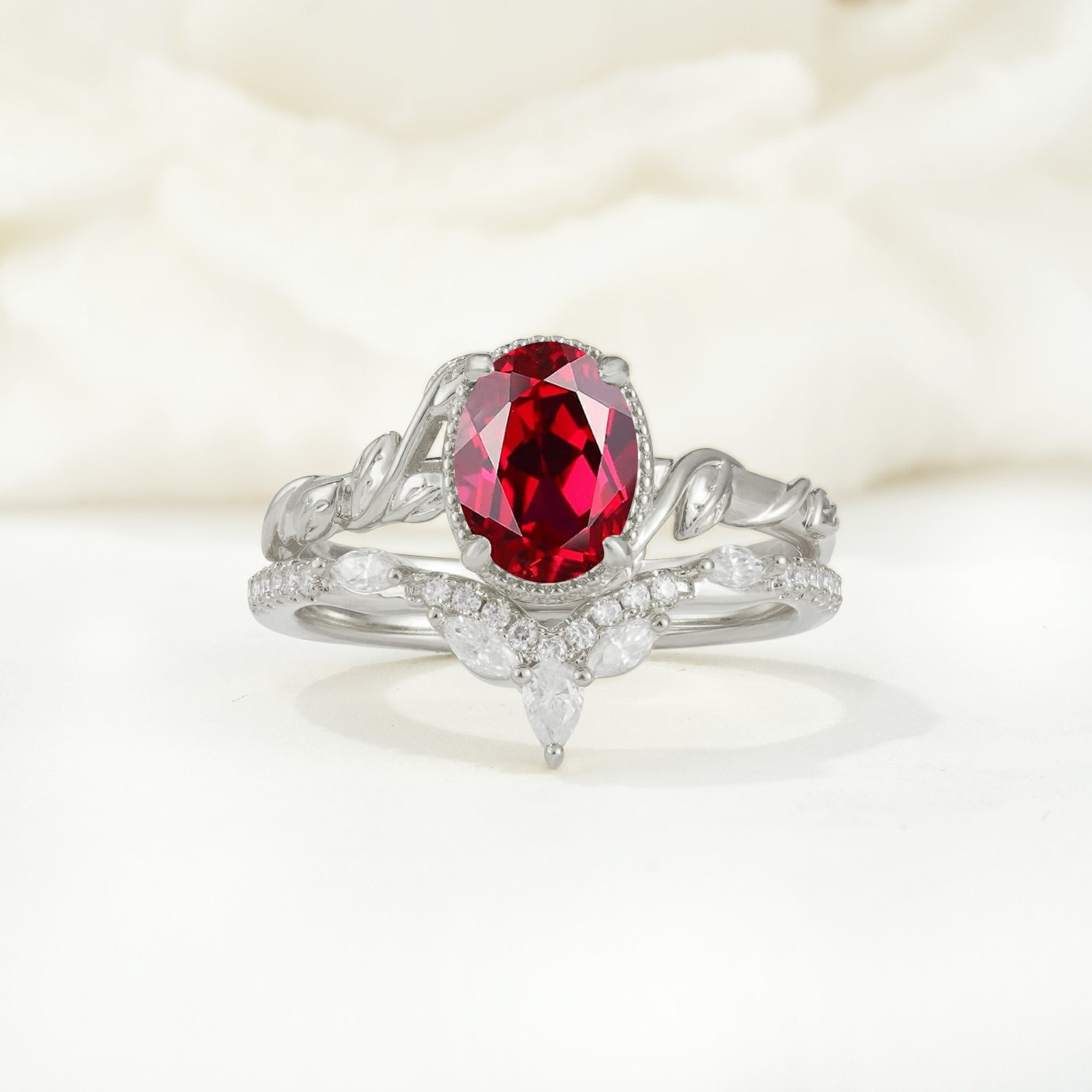 SR17128 Ruby Ring - Additional view