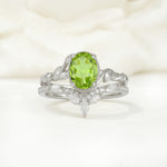 SR17128 Peridot Ring - Additional view