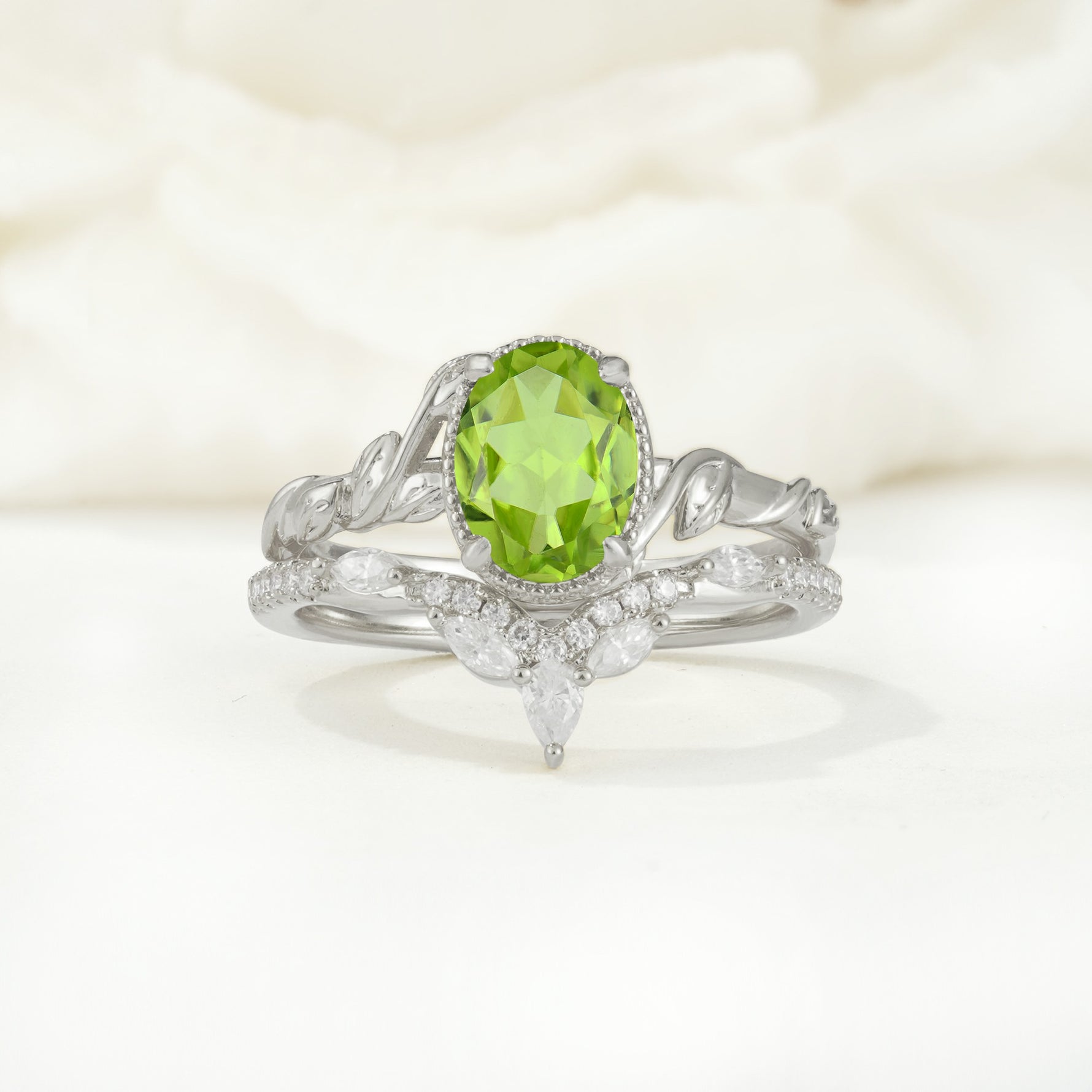 SR17128 Peridot Ring - Additional view
