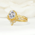 SR17128 Moissanite Ring - White-Gold