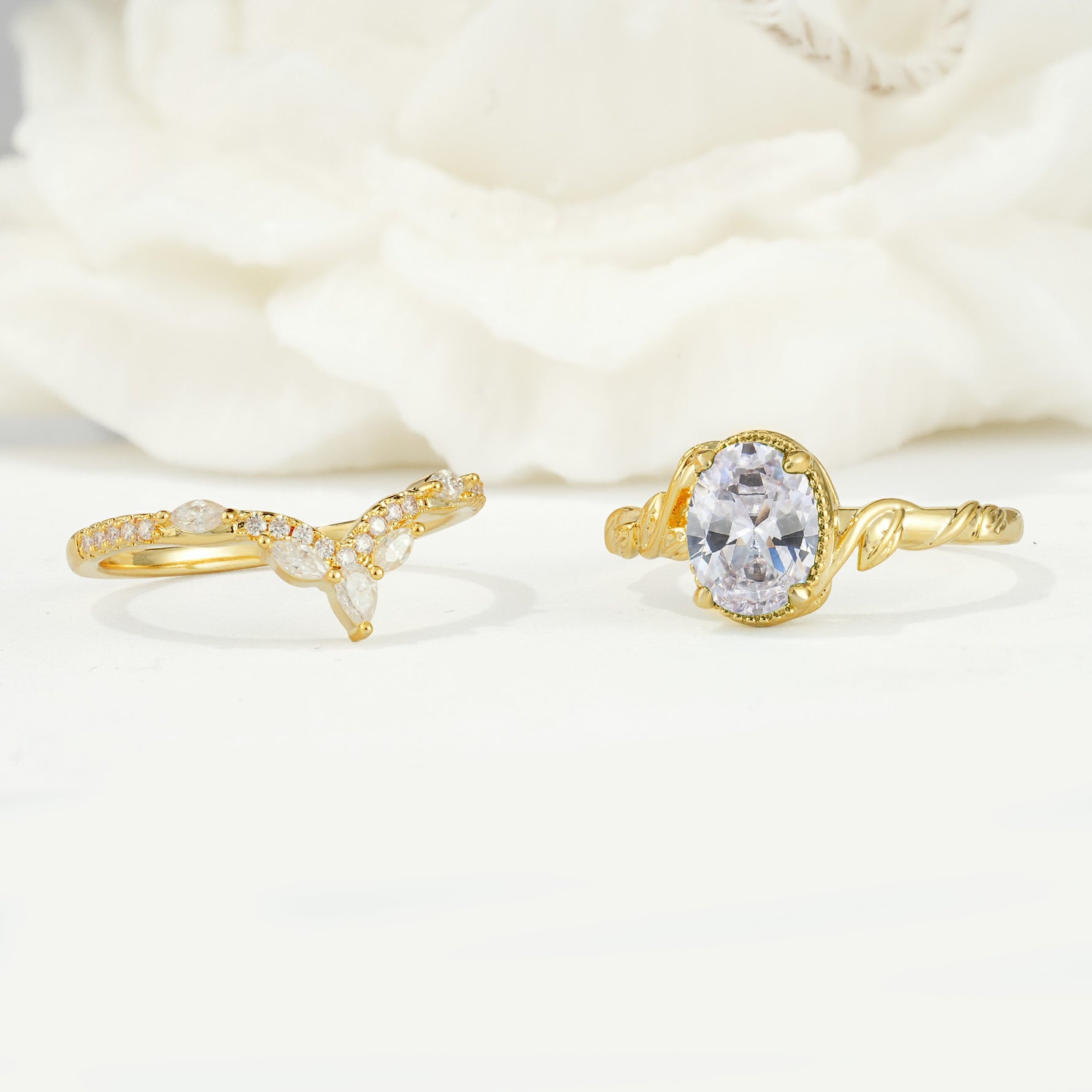 SR17128 Moissanite Ring - Additional view
