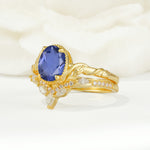 SR17128 Tanzanite Ring - White-Gold