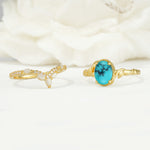 SR17128 Turquoise Ring - Additional view