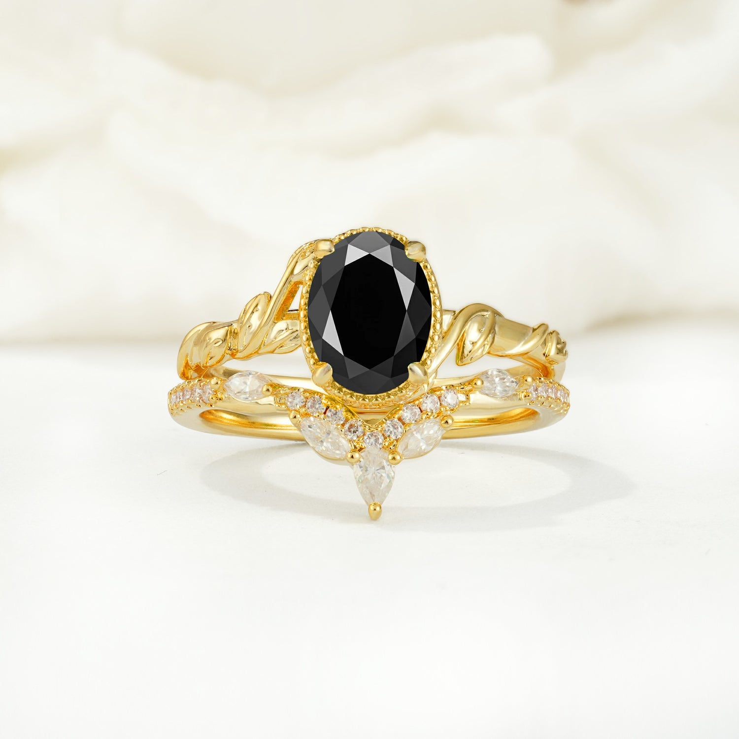 SR17128 Black Onyx Ring - Additional view