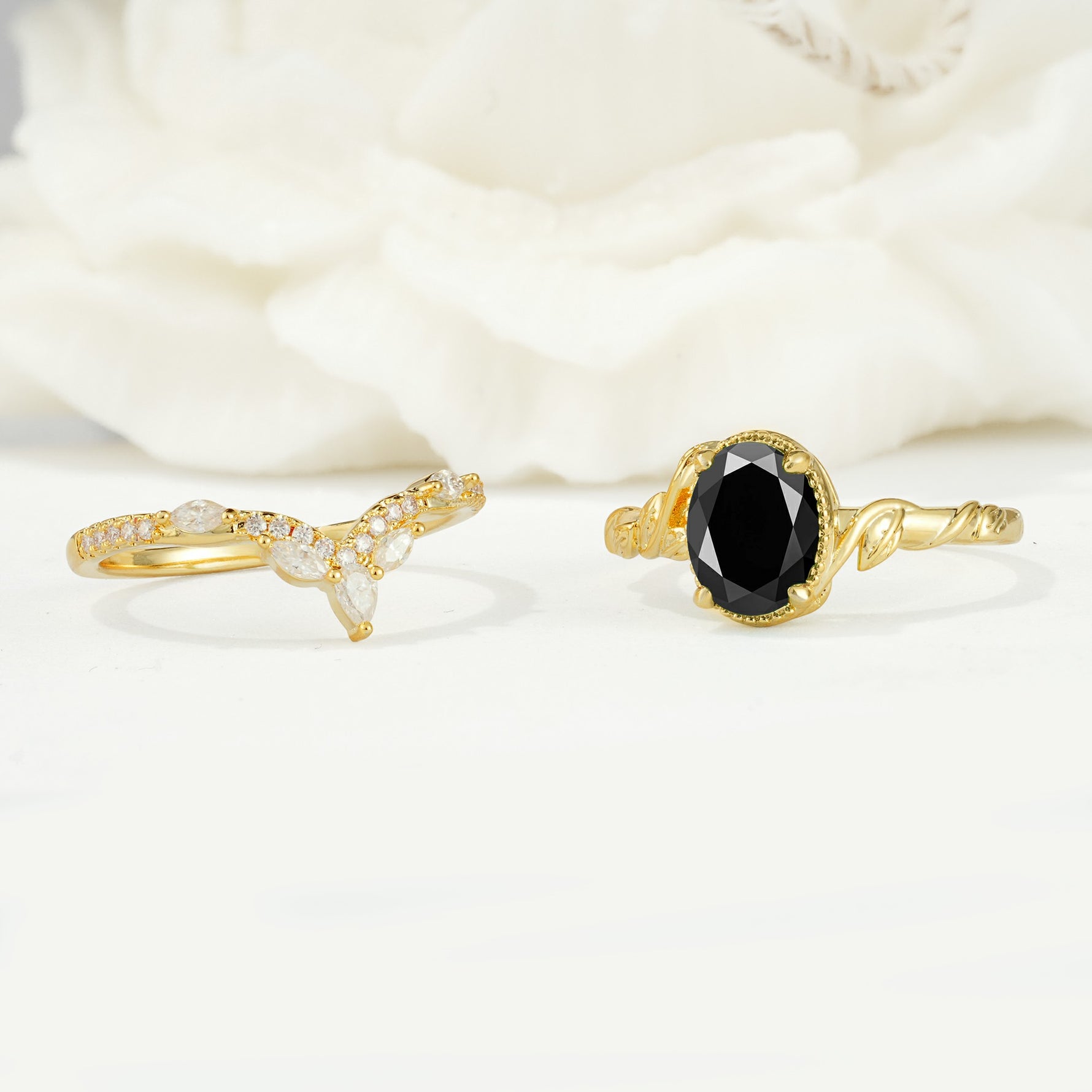 SR17128 Black Onyx Ring - Additional view