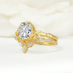 SR17128 Lab Diamond Ring - White-Gold