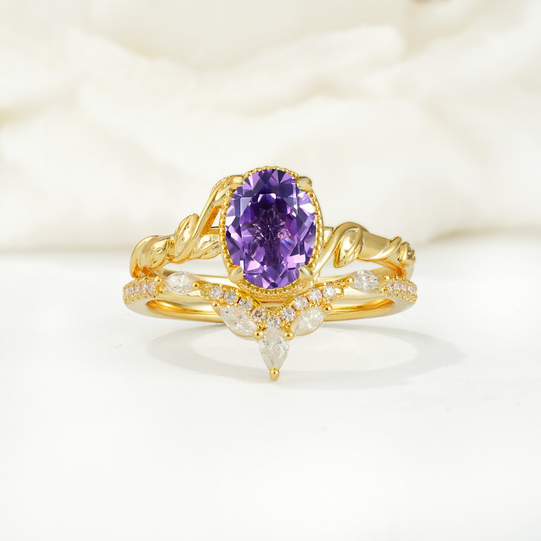SR17128 Amethyst Ring - Additional view