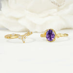 SR17128 Amethyst Ring - Additional view