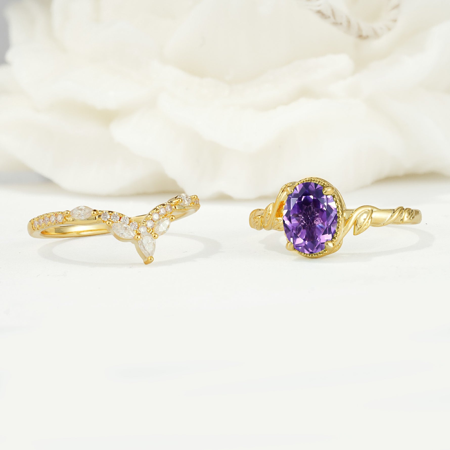 SR17128 Amethyst Ring - Additional view
