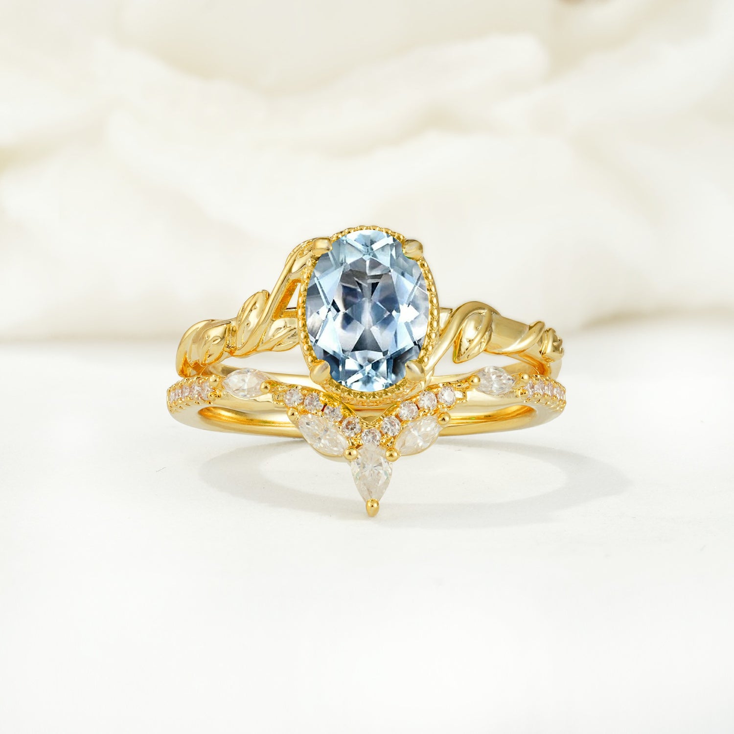 SR17128 Aquamarine Ring - Additional view